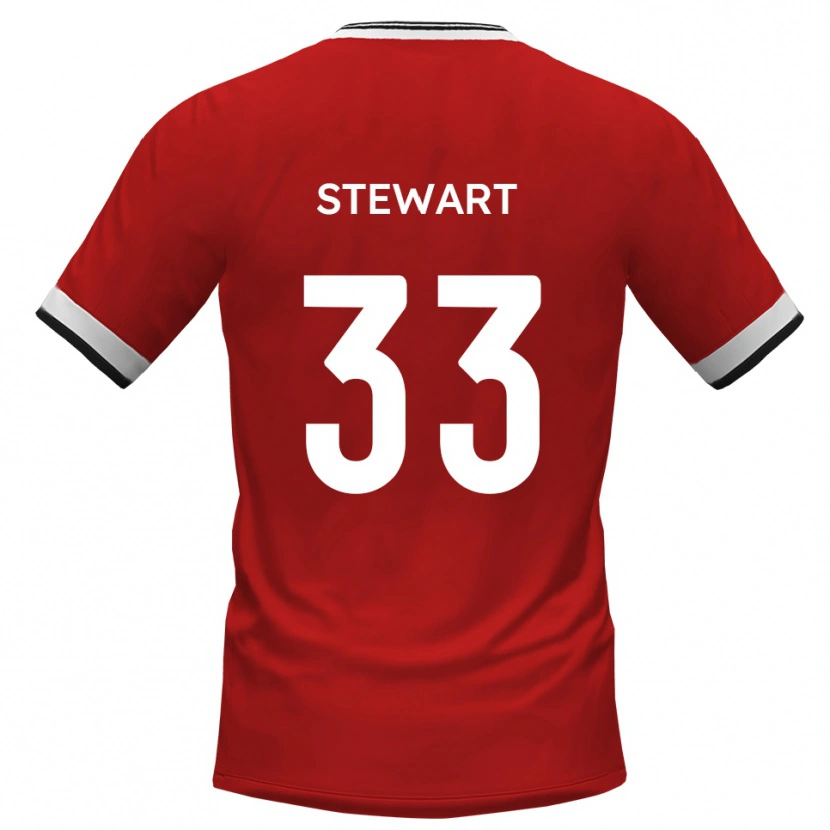 Danxen Heren Noah Stewart #33 Wit Zwart Uitshirt Uittenue 2025/26 T-Shirt
