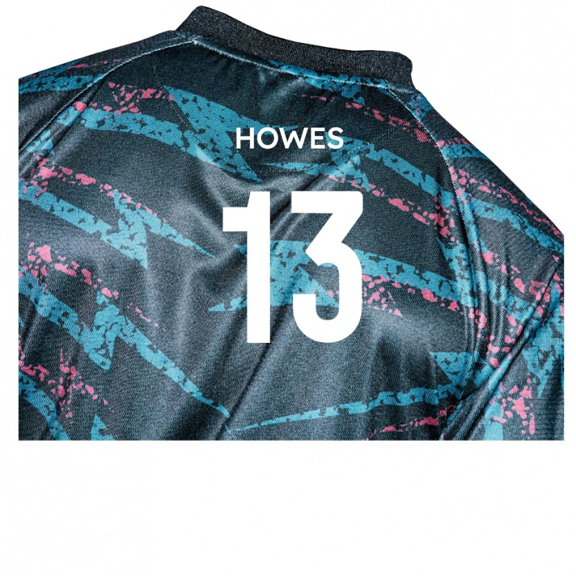 Danxen Heren Sam Howes #13 Zwart Marine Uitshirt Uittenue 2025/26 T-Shirt