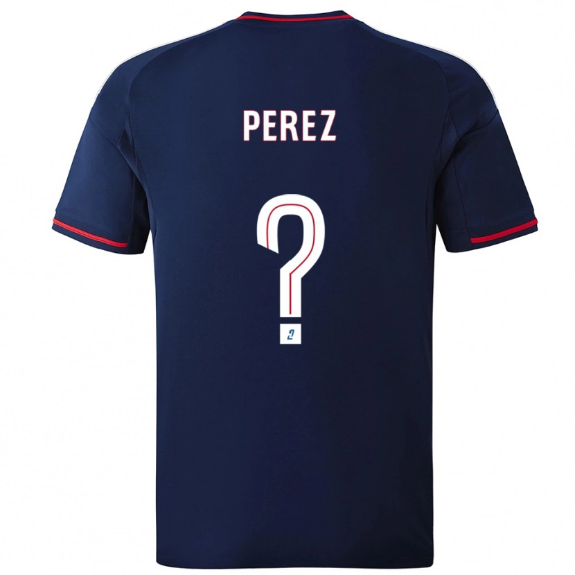 Danxen Heren Axel Perez #0 Marine Rood Uitshirt Uittenue 2025/26 T-Shirt