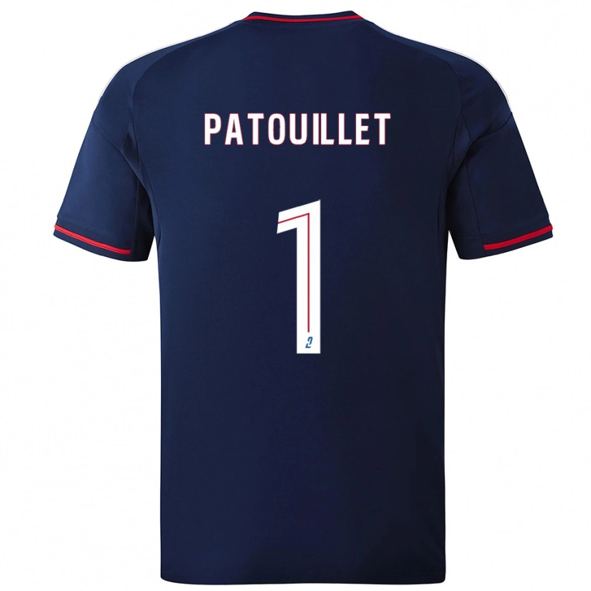 Danxen Heren Mathieu Patouillet #1 Marine Rood Uitshirt Uittenue 2025/26 T-Shirt