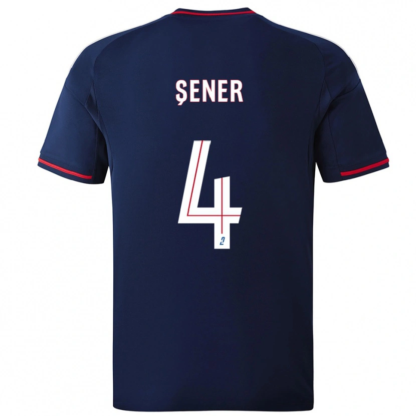 Danxen Heren Haktan Şener #4 Marine Rood Uitshirt Uittenue 2025/26 T-Shirt