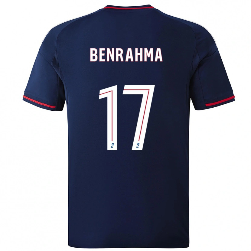 Danxen Heren Said Benrahma #17 Marine Rood Uitshirt Uittenue 2025/26 T-Shirt