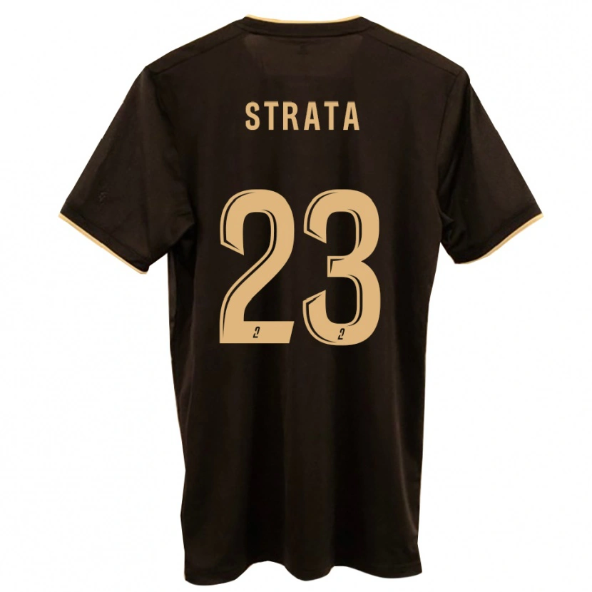 Danxen Heren Tony Strata #23 Blauw Rood Uitshirt Uittenue 2025/26 T-Shirt