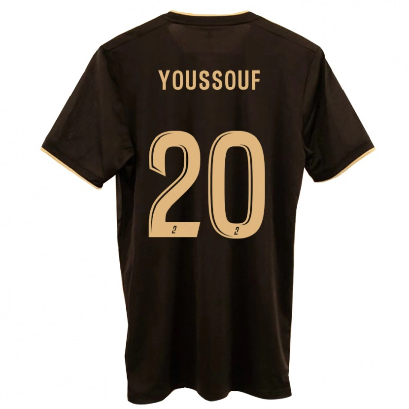 Danxen Heren Mohamed Youssouf #20 Blauw Rood Uitshirt Uittenue 2025/26 T-Shirt