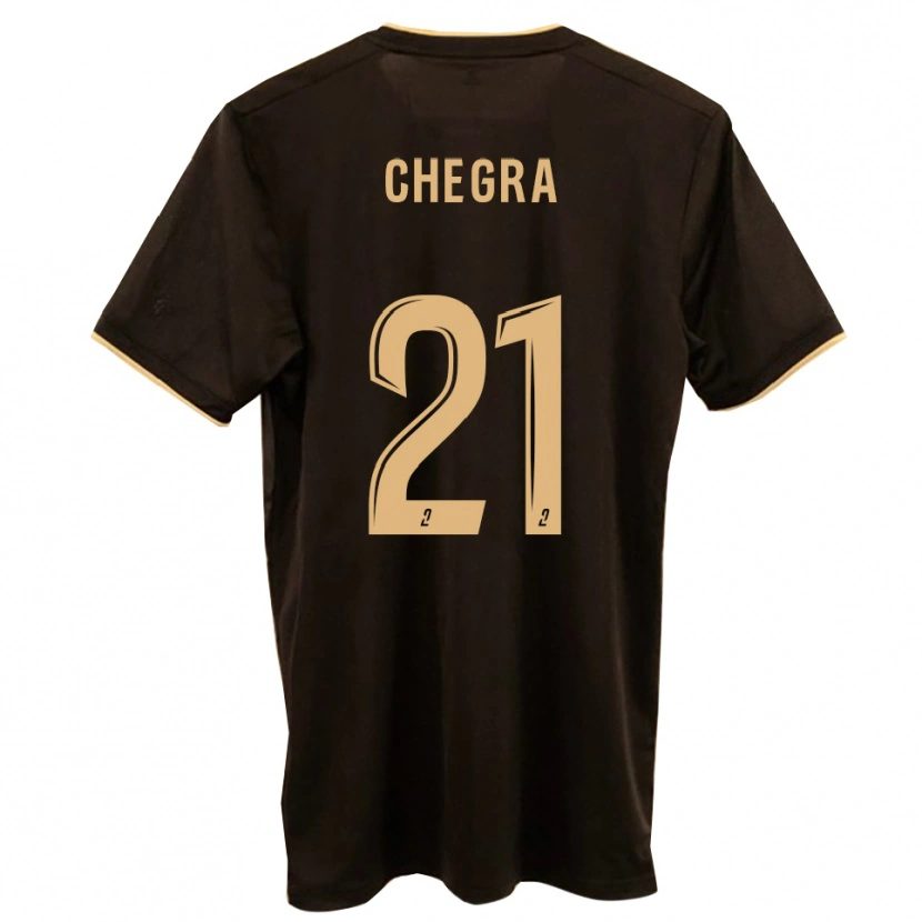 Danxen Heren Ivane Chegra #21 Blauw Rood Uitshirt Uittenue 2025/26 T-Shirt