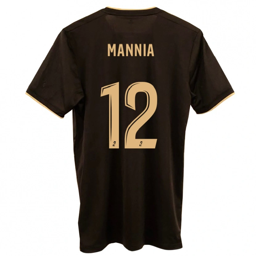 Danxen Heren Mateo Mannia #12 Blauw Rood Uitshirt Uittenue 2025/26 T-Shirt