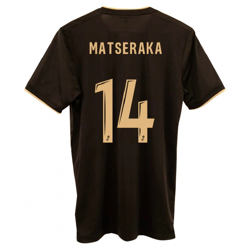 Danxen Heren Noam Matseraka #14 Blauw Rood Uitshirt Uittenue 2025/26 T-Shirt