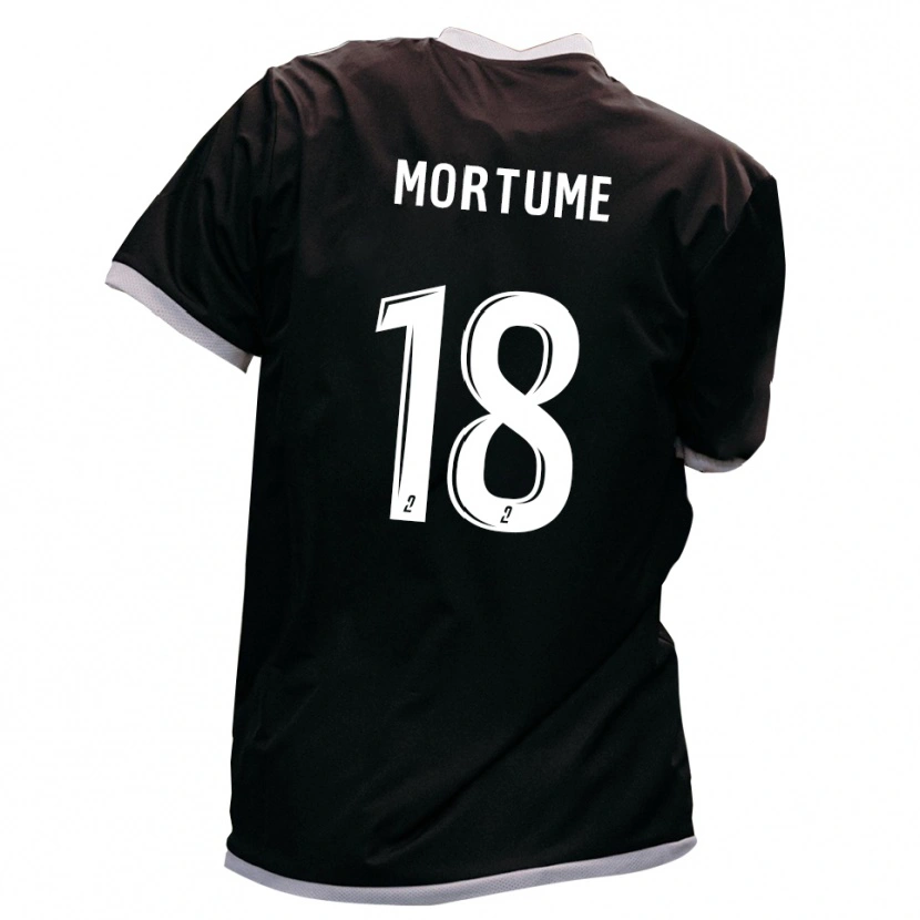 Danxen Heren Michael Mortume #18 Zwart Goud Uitshirt Uittenue 2025/26 T-Shirt