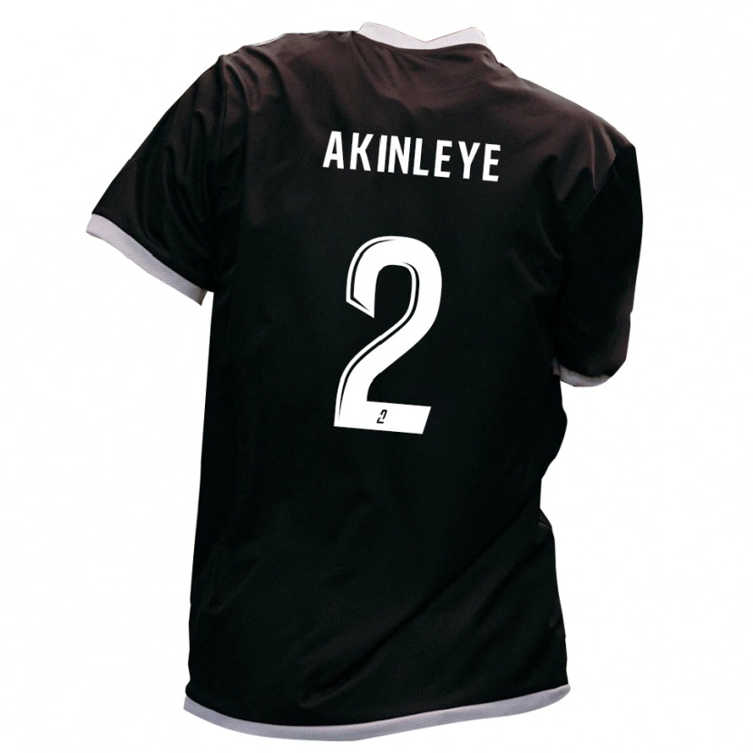 Danxen Heren Daniel Akinleye #2 Zwart Goud Uitshirt Uittenue 2025/26 T-Shirt