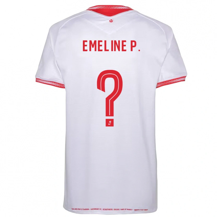 Danxen Heren Emeline Poirel #0 Zwart Rood Uitshirt Uittenue 2025/26 T-Shirt