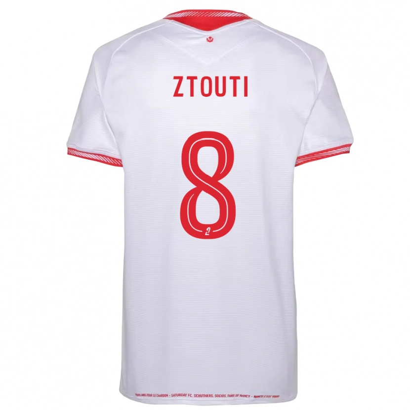 Danxen Heren Zakaria Ztouti #8 Zwart Rood Uitshirt Uittenue 2025/26 T-Shirt