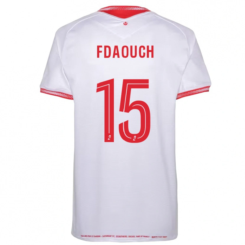 Danxen Heren Zakaria Fdaouch #15 Zwart Rood Uitshirt Uittenue 2025/26 T-Shirt