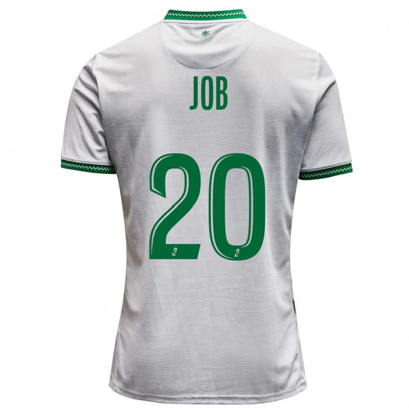 Danxen Heren Taëryne Job #20 Wit Groen Uitshirt Uittenue 2025/26 T-Shirt
