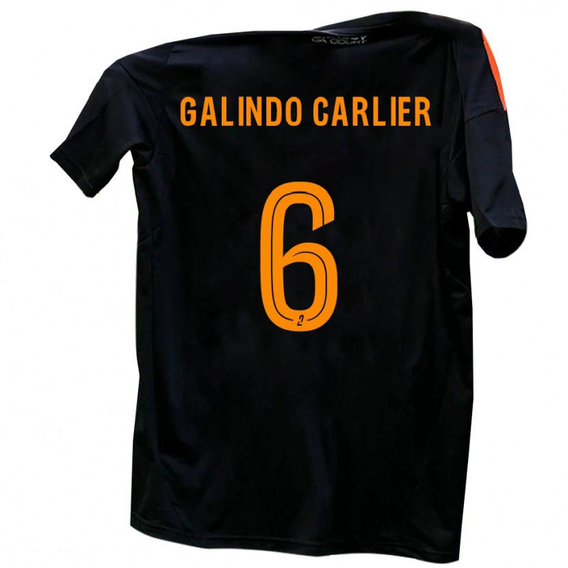Danxen Heren Luca Galindo Carlier #6 Wit Rood Uitshirt Uittenue 2025/26 T-Shirt