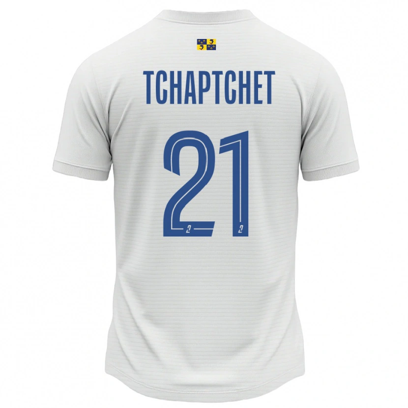 Danxen Heren Allan Tchaptchet #21 Wit Blauw Uitshirt Uittenue 2025/26 T-Shirt