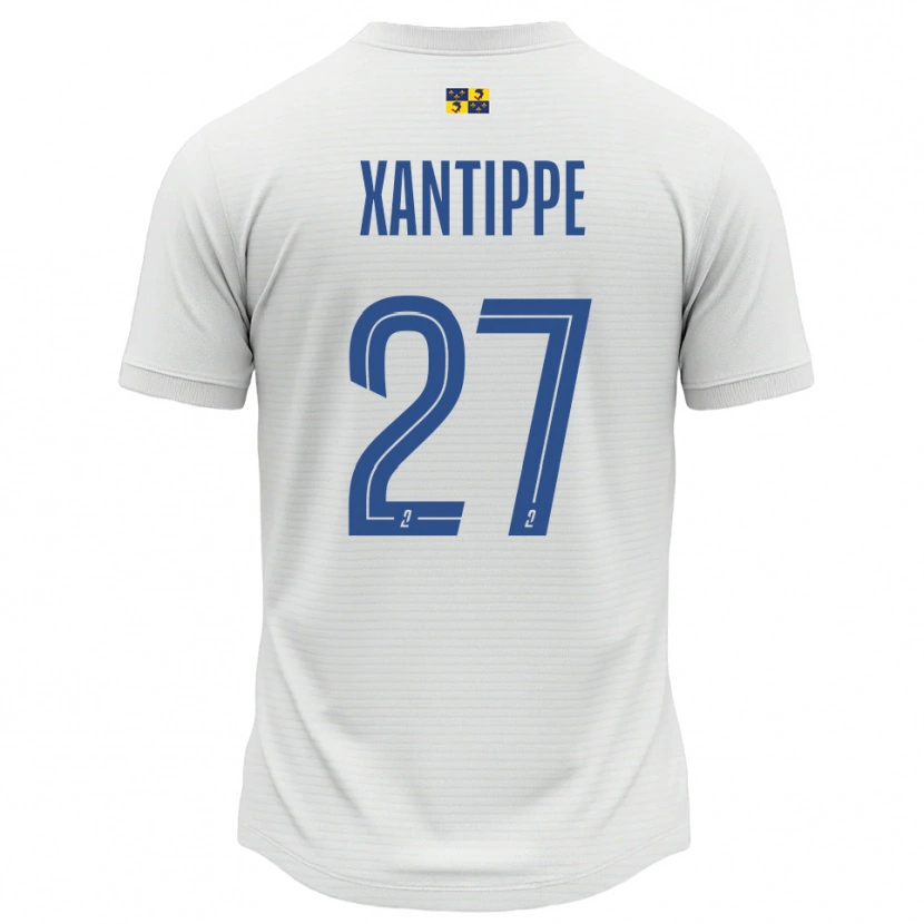 Danxen Heren Matthéo Xantippe #27 Wit Blauw Uitshirt Uittenue 2025/26 T-Shirt