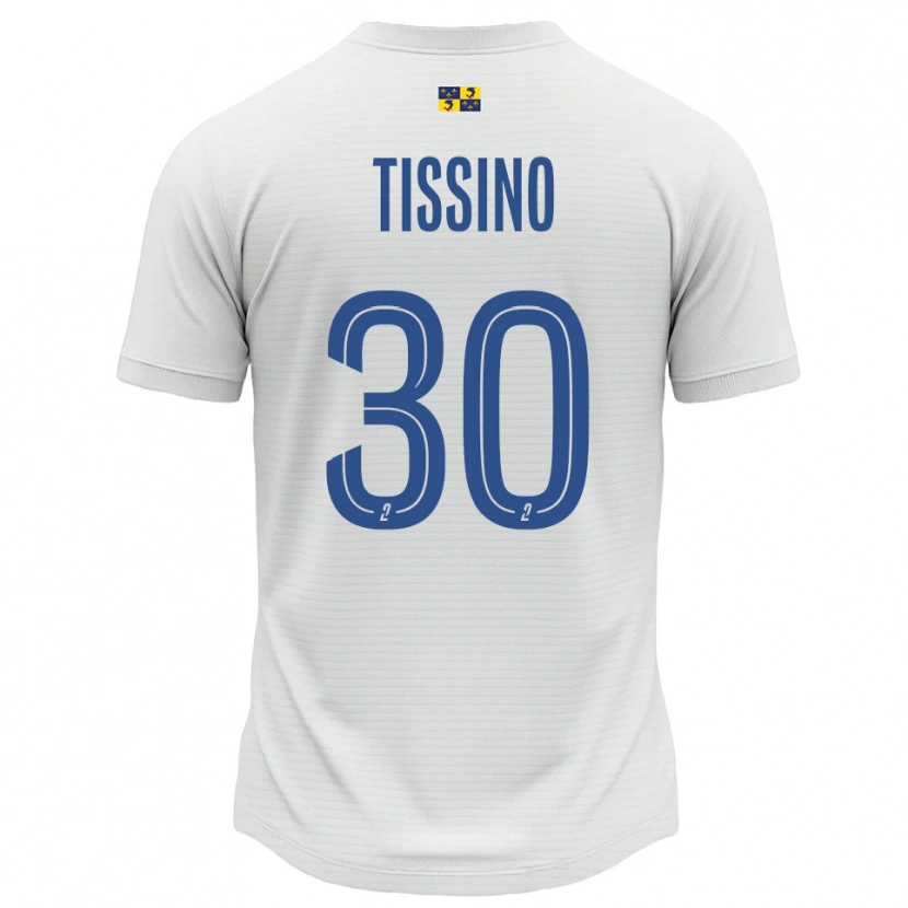 Danxen Heren Julie Tissino #30 Wit Blauw Uitshirt Uittenue 2025/26 T-Shirt