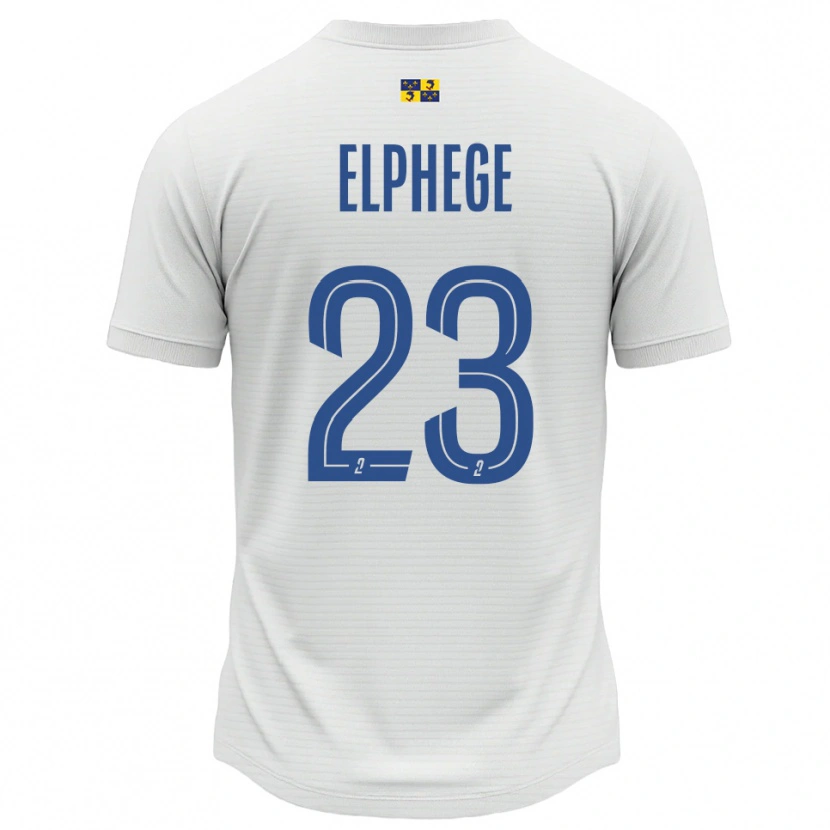Danxen Heren Nesta Elphege #23 Wit Blauw Uitshirt Uittenue 2025/26 T-Shirt
