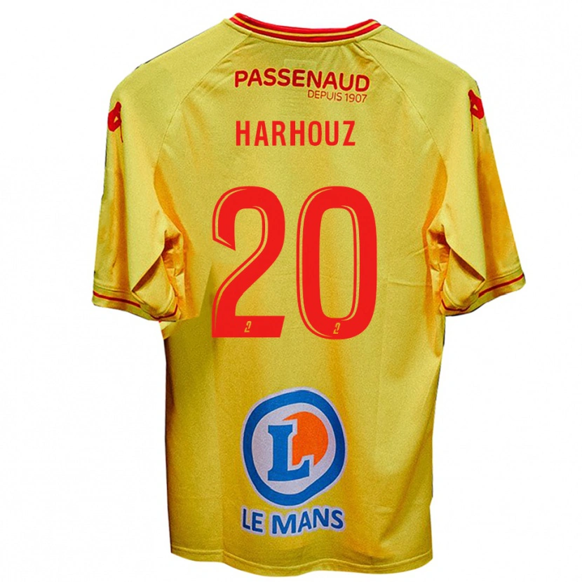 Danxen Heren William Harhouz #20 Geel Uitshirt Uittenue 2025/26 T-Shirt