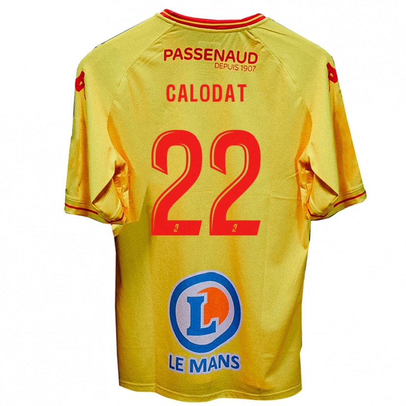 Danxen Heren Lucas Calodat #22 Geel Uitshirt Uittenue 2025/26 T-Shirt