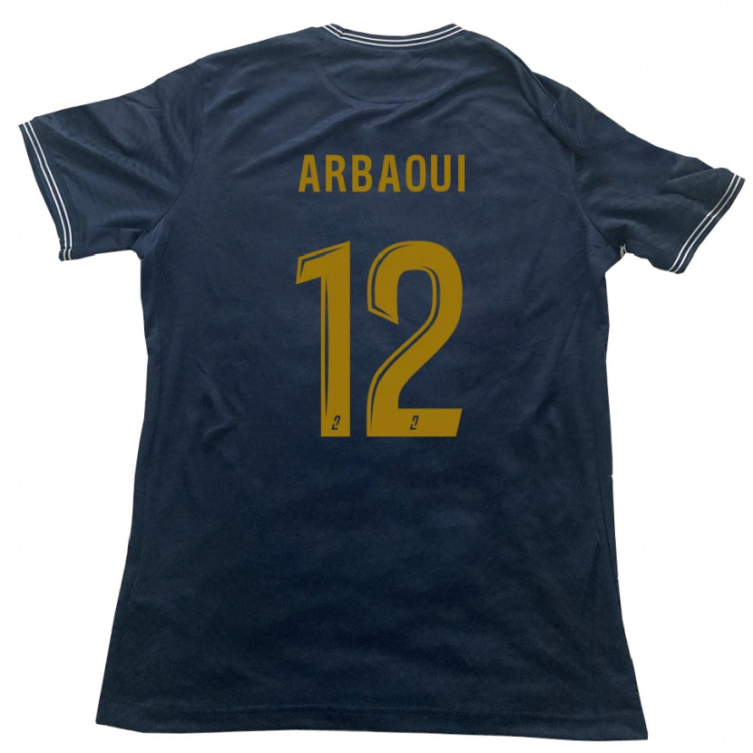 Danxen Heren Walid Arbaoui #12 Marine Goud Uitshirt Uittenue 2025/26 T-Shirt
