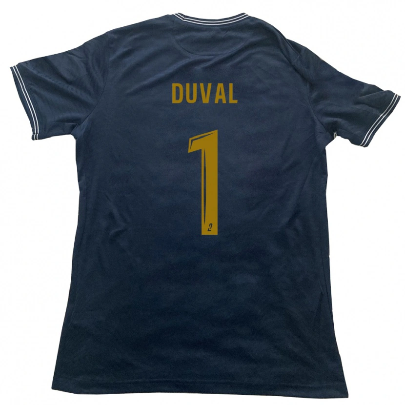 Danxen Heren Matis Duval #1 Marine Goud Uitshirt Uittenue 2025/26 T-Shirt