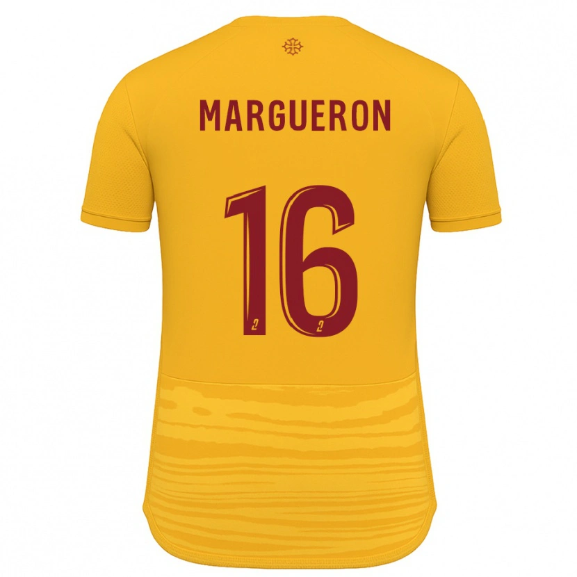 Danxen Heren Lucas Margueron #16 Oranje Bourgondisch Uitshirt Uittenue 2025/26 T-Shirt