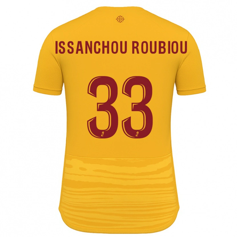 Danxen Heren Corentin Issanchou Roubiou #33 Oranje Bourgondisch Uitshirt Uittenue 2025/26 T-Shirt