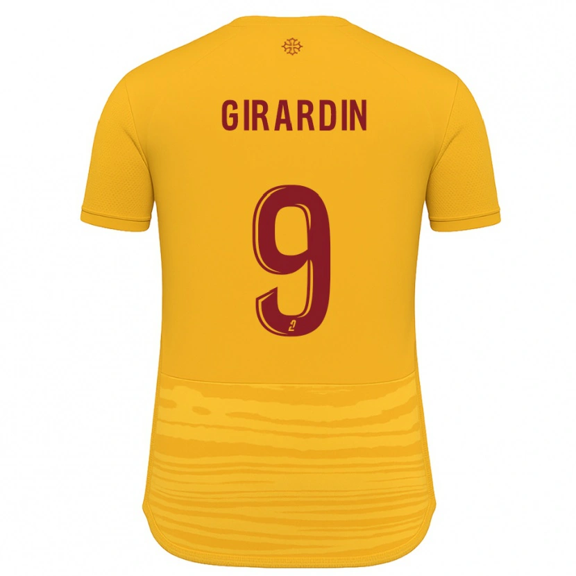 Danxen Heren Isaiah Girardin #9 Oranje Bourgondisch Uitshirt Uittenue 2025/26 T-Shirt