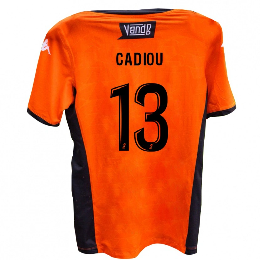 Danxen Heren Enzo Cadiou #13 Wit Zwart Uitshirt Uittenue 2025/26 T-Shirt