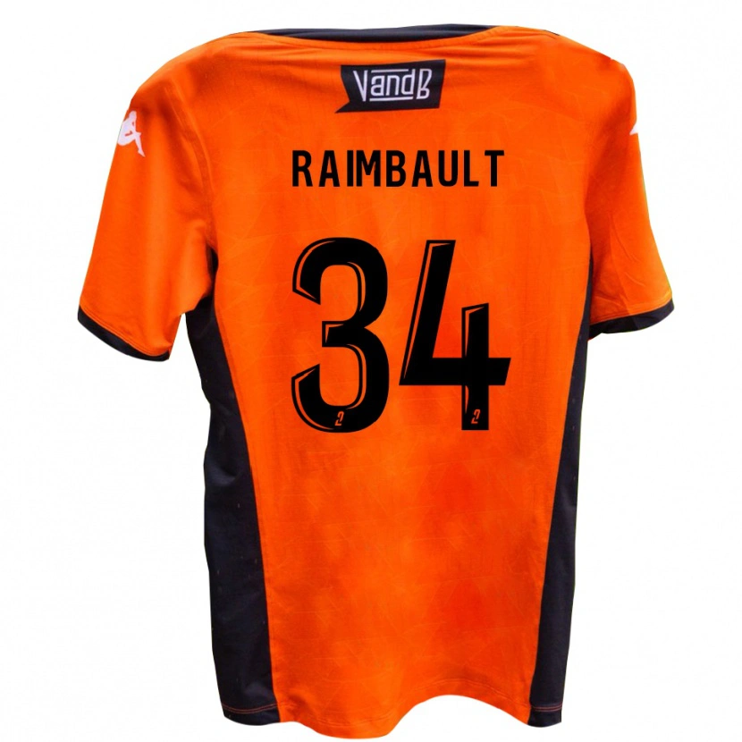 Danxen Heren Mathis Raimbault #34 Wit Zwart Uitshirt Uittenue 2025/26 T-Shirt