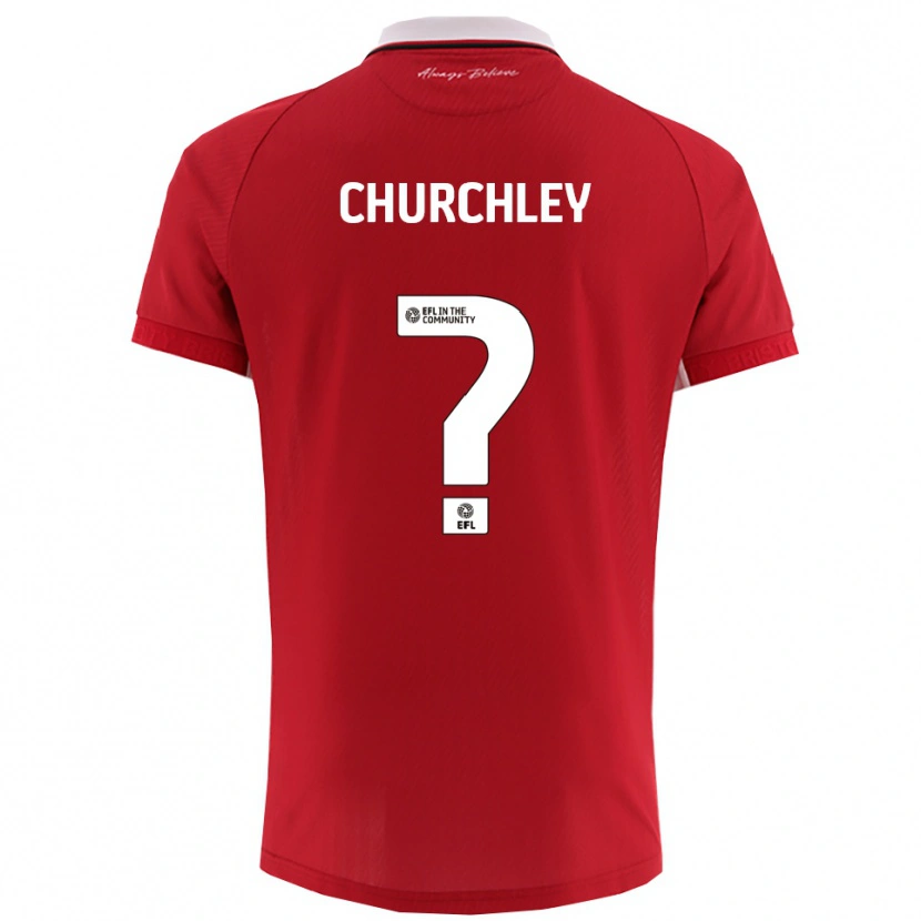 Danxen Dames Kai Churchley #0 Rood Wit Thuisshirt Thuistenue 2025/26 T-Shirt