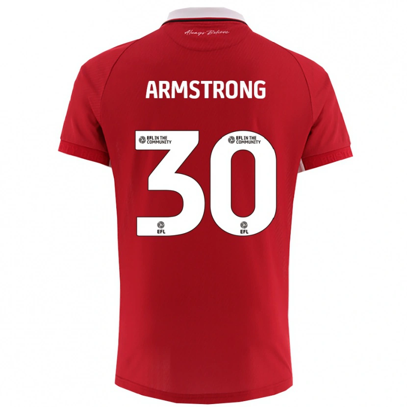 Danxen Dames Sinclair Armstrong #30 Rood Wit Thuisshirt Thuistenue 2025/26 T-Shirt