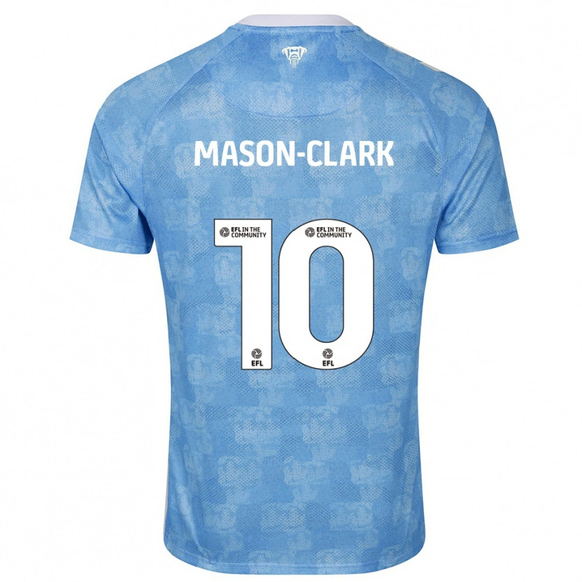 Danxen Dames Ephron Mason-Clark #10 Hemelsblauw Wit Thuisshirt Thuistenue 2025/26 T-Shirt