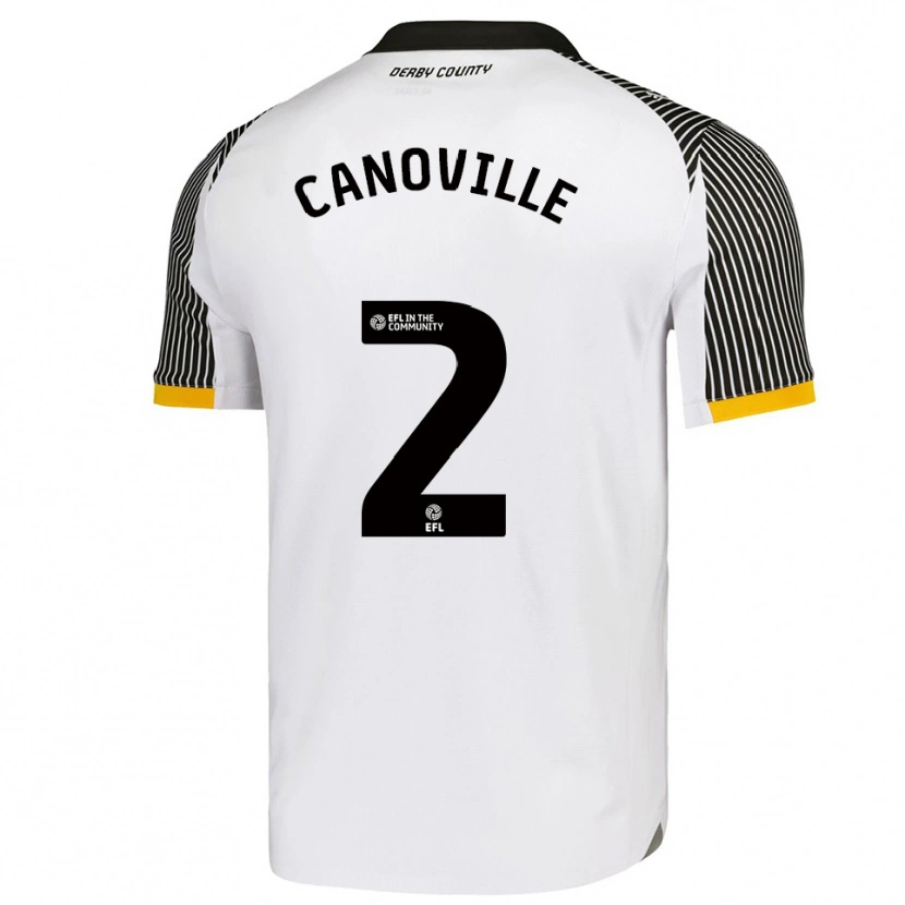 Danxen Dames Rio Canoville #2 Wit Zwart Thuisshirt Thuistenue 2025/26 T-Shirt