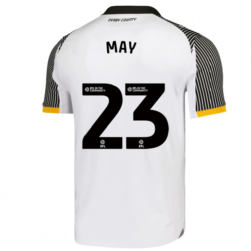 Danxen Dames Rebecca May #23 Wit Zwart Thuisshirt Thuistenue 2025/26 T-Shirt