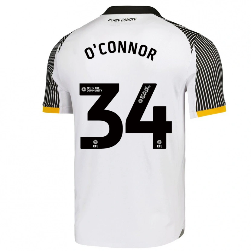 Danxen Dames Dolcie O'connor #34 Wit Zwart Thuisshirt Thuistenue 2025/26 T-Shirt