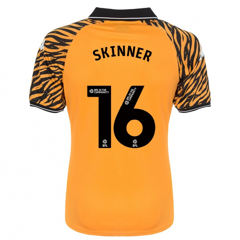 Danxen Dames Harley Skinner #16 Oranje Zwart Thuisshirt Thuistenue 2025/26 T-Shirt