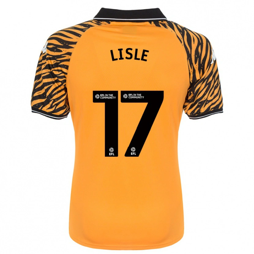 Danxen Dames Mary Lisle #17 Oranje Zwart Thuisshirt Thuistenue 2025/26 T-Shirt