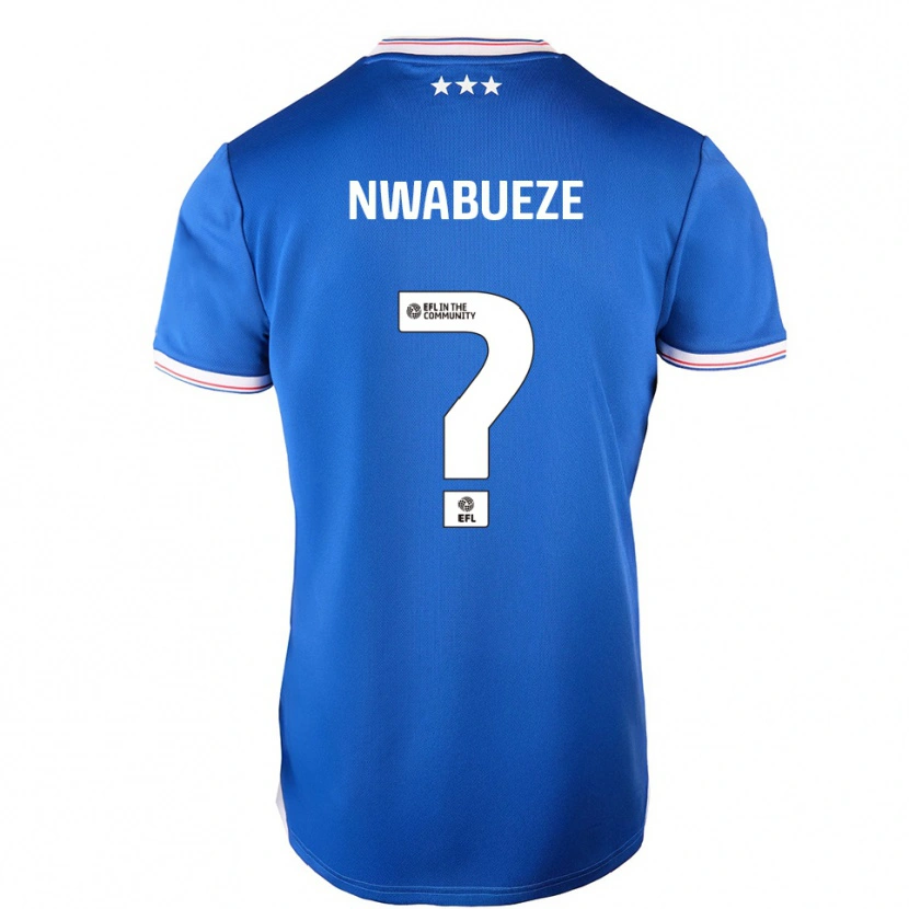 Danxen Dames Jesse Nwabueze #0 Blauw Wit Thuisshirt Thuistenue 2025/26 T-Shirt