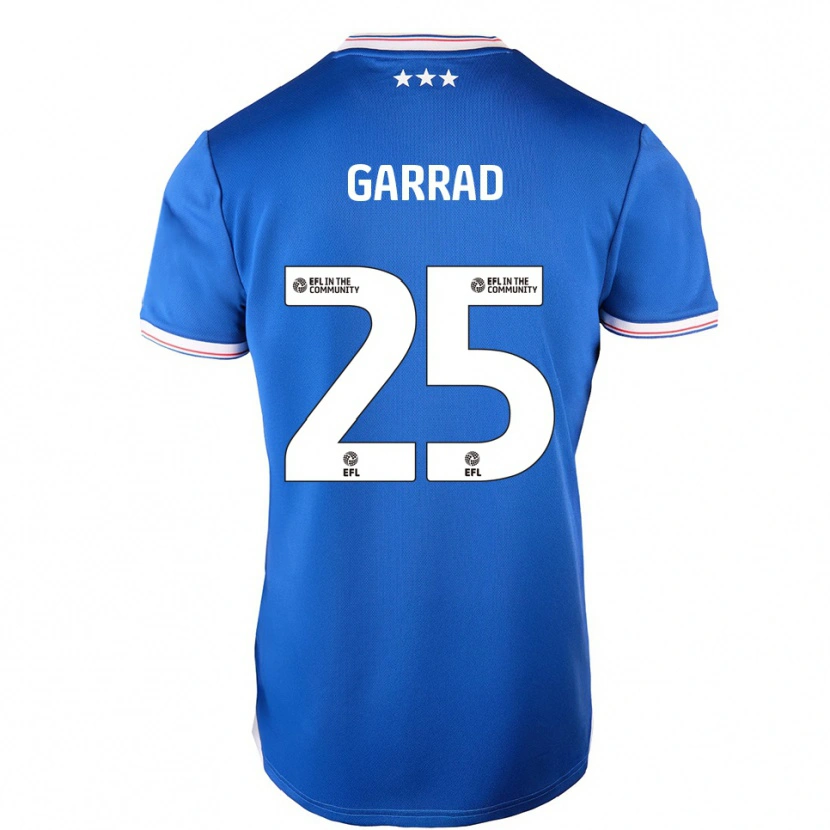 Danxen Dames Grace Garrad #25 Blauw Wit Thuisshirt Thuistenue 2025/26 T-Shirt