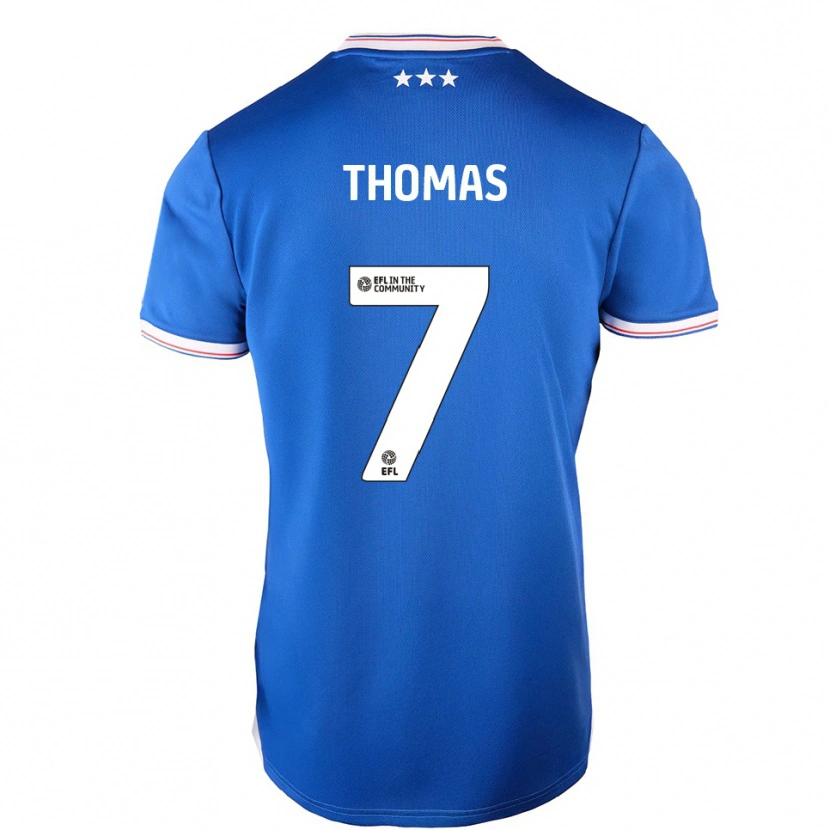 Danxen Dames Natasha Thomas #7 Blauw Wit Thuisshirt Thuistenue 2025/26 T-Shirt