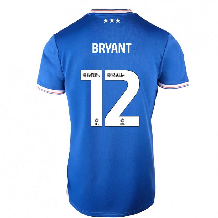 Danxen Dames Issy Bryant #12 Blauw Wit Thuisshirt Thuistenue 2025/26 T-Shirt