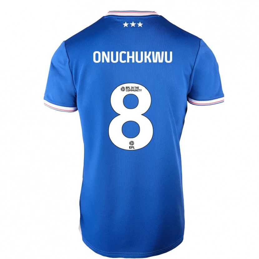 Danxen Dames Abube Onuchukwu #8 Blauw Wit Thuisshirt Thuistenue 2025/26 T-Shirt