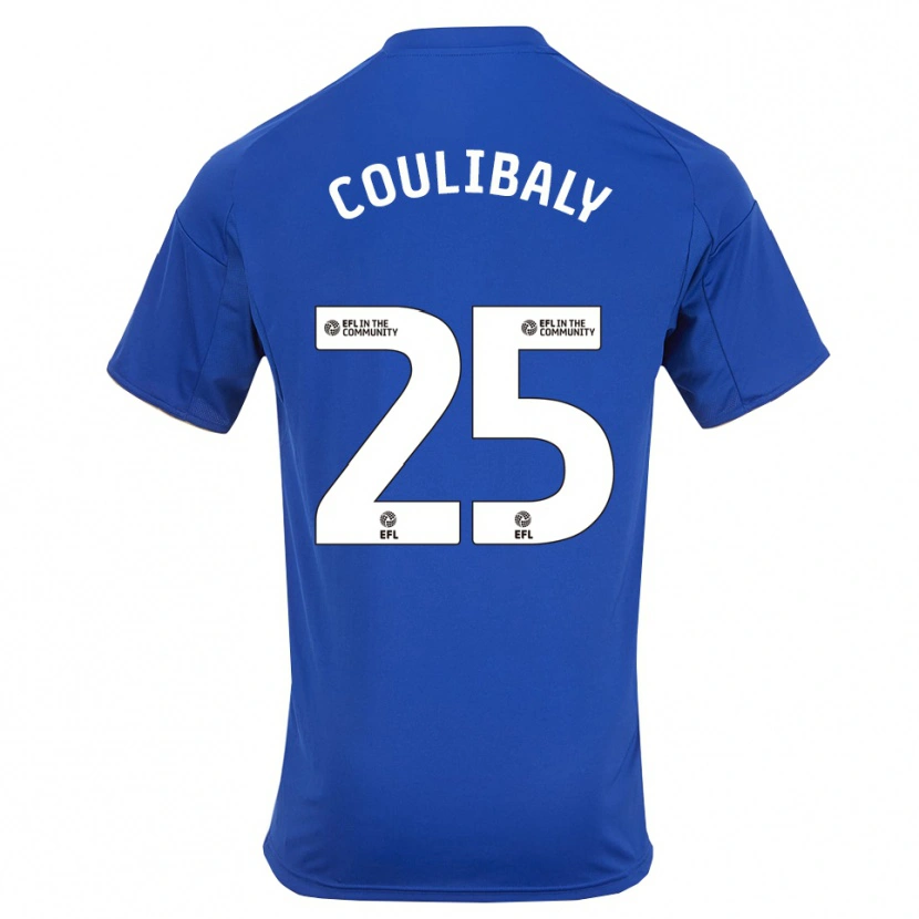 Danxen Dames Woyo Coulibaly #25 Blauw Goud Thuisshirt Thuistenue 2025/26 T-Shirt
