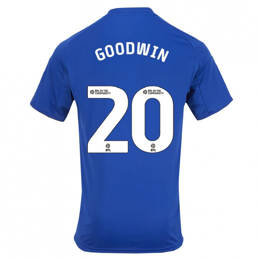 Danxen Dames Missy Goodwin #20 Blauw Goud Thuisshirt Thuistenue 2025/26 T-Shirt