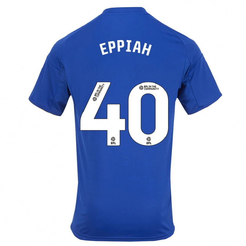 Danxen Dames Josh Eppiah #40 Blauw Goud Thuisshirt Thuistenue 2025/26 T-Shirt