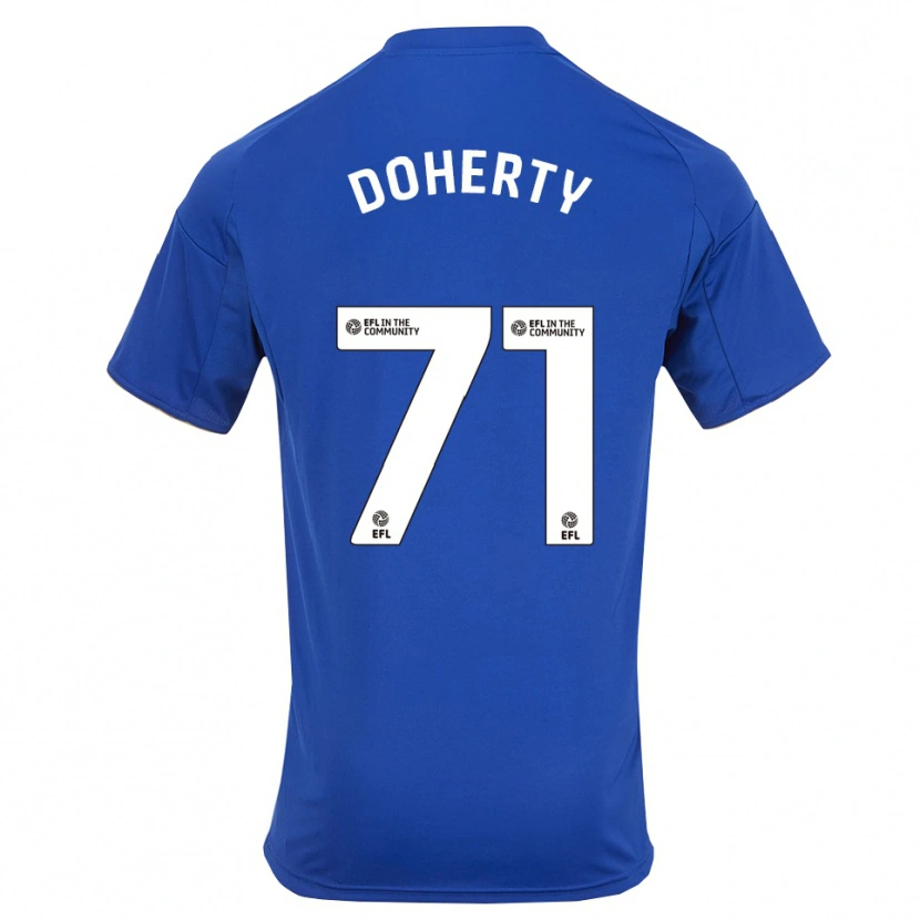 Danxen Dames Arlo Doherty #71 Blauw Goud Thuisshirt Thuistenue 2025/26 T-Shirt