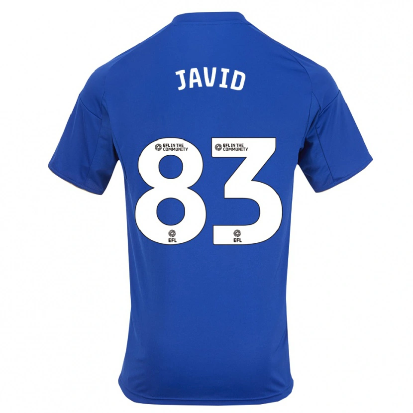 Danxen Dames Abdullah Javid #83 Blauw Goud Thuisshirt Thuistenue 2025/26 T-Shirt