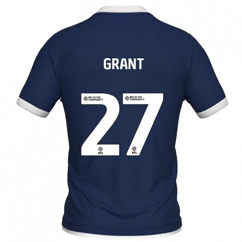 Danxen Dames Kamarl Grant #27 Marine Wit Thuisshirt Thuistenue 2025/26 T-Shirt